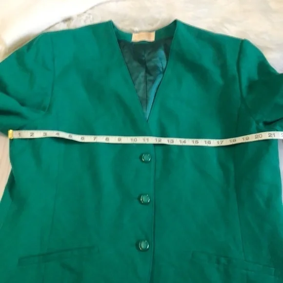 Vintage Pendleton emerald green virgin wool - Picture 6 of 10